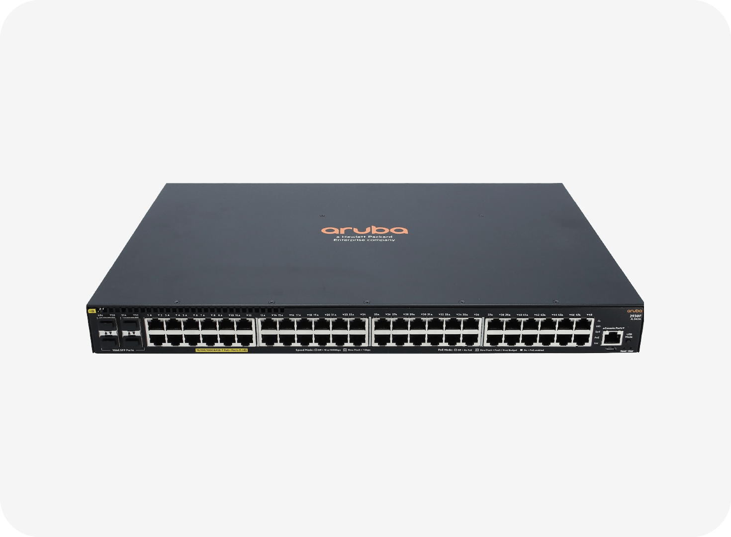 Aruba 2930F 48G PoE+ 4SFP+ T Switch (JL264A) in Dubai, Abu Dhabi, UAE